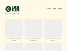 Tablet Screenshot of calebblatz.com